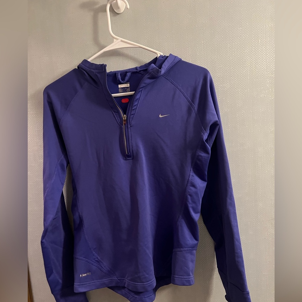 Nike Fit Quarterzip Purple Size Small